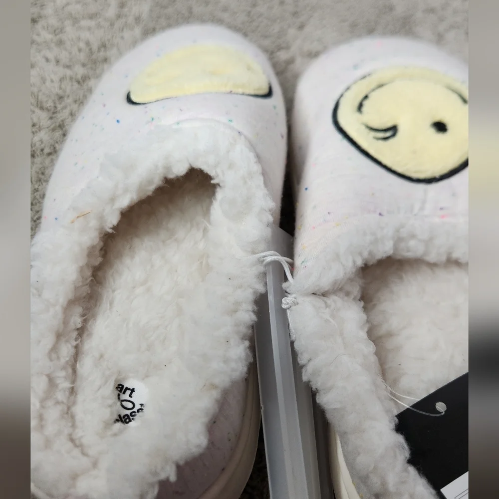 Kids' Percy Wink Smiley Face Clog Slippers - art class Ivory M(2-3)
